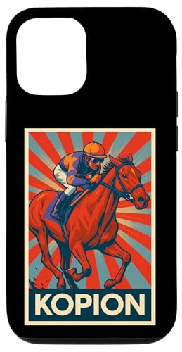 Kopion Pferd, Pferderennen, Santa Anita, Del Mar, Pferde Hülle für iPhone 12/12 Pro von Handicapping Horse Gear
