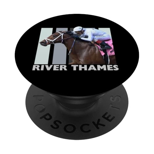 Pferd auf der Themse, Pferderennen, Del Mar, Santa Anita PopSockets Klebender PopGrip von Handicapping Horse Gear