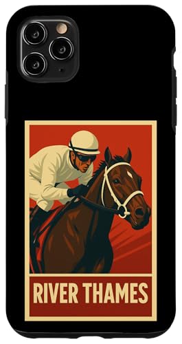 Pferd auf der Themse, Pferderennen, Santa Anita, Del Mar Hülle für iPhone 11 Pro Max Pferd auf der Themse, Pferderennen, Santa Anita, Del Mar Hülle für iPhone 11 Pro Max von Handicapping Horse Gear