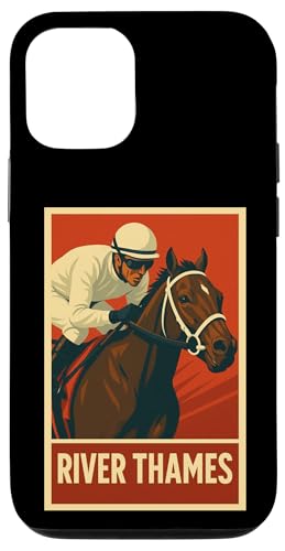 Pferd auf der Themse, Pferderennen, Santa Anita, Del Mar Hülle für iPhone 12/12 Pro Pferd auf der Themse, Pferderennen, Santa Anita, Del Mar Hülle für iPhone 12/12 Pro von Handicapping Horse Gear