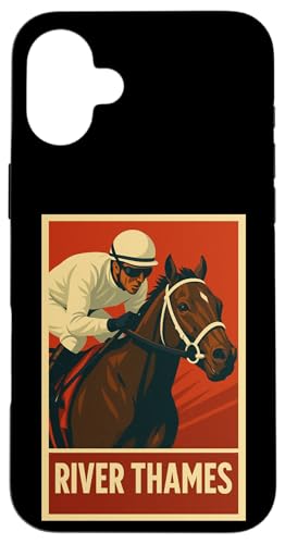 Pferd auf der Themse, Pferderennen, Santa Anita, Del Mar Hülle für iPhone 16 Plus Pferd auf der Themse, Pferderennen, Santa Anita, Del Mar Hülle für iPhone 16 Plus von Handicapping Horse Gear