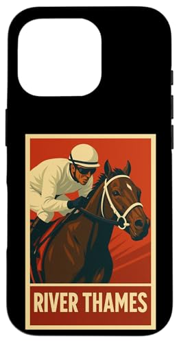 Pferd auf der Themse, Pferderennen, Santa Anita, Del Mar Hülle für iPhone 16 Pro Pferd auf der Themse, Pferderennen, Santa Anita, Del Mar Hülle für iPhone 16 Pro von Handicapping Horse Gear