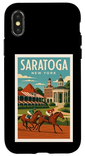 Saratoga New York Horses, Pferderennen, Santa Anita, Del Mar Hülle für iPhone X/XS Saratoga New York Horses, Pferderennen, Santa Anita, Del Mar Hülle für iPhone X/XS von Handicapping Horse Gear