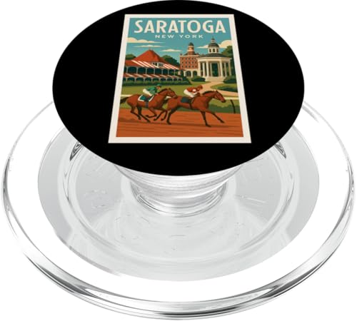 Saratoga New York Horses, Pferderennen, Santa Anita, Del Mar PopSockets PopGrip für MagSafe Saratoga New York Horses, Pferderennen, Santa Anita, Del Mar PopSockets PopGrip für MagSafe von Handicapping Horse Gear