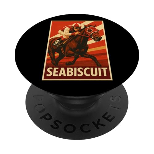 Seabiscuit Horse, Pferderennen, Del Mar, Santa Anita, Pferde PopSockets Klebender PopGrip Seabiscuit Horse, Pferderennen, Del Mar, Santa Anita, Pferde PopSockets Klebender PopGrip von Handicapping Horse Gear