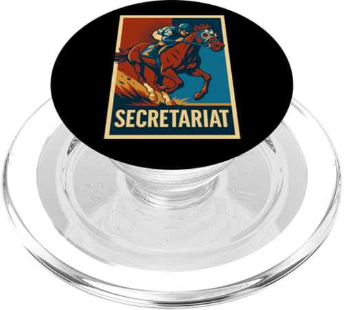 Sekretariat Pferd, Pferderennen, Del Mar, Santa Anita, Pferd PopSockets PopGrip für MagSafe von Handicapping Horse Gear