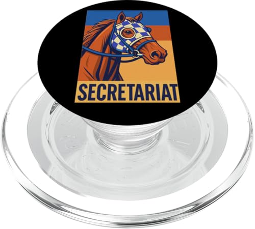 Sekretariat Pferd, Pferderennen, Del Mar, Santa Anita, Pferd PopSockets PopGrip für MagSafe Sekretariat Pferd, Pferderennen, Del Mar, Santa Anita, Pferd PopSockets PopGrip für MagSafe von Handicapping Horse Gear