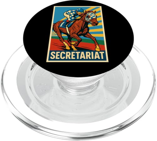 Sekretariat Pferd, Pferderennen, Del Mar, Santa Anita, Pferd PopSockets PopGrip für MagSafe von Handicapping Horse Gear