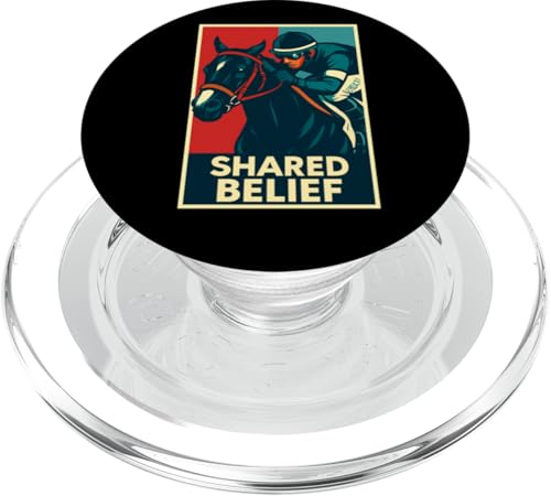 Shared Belief Horse, Pferderennen, Del Mar, Santa Anita PopSockets PopGrip für MagSafe Shared Belief Horse, Pferderennen, Del Mar, Santa Anita PopSockets PopGrip für MagSafe von Handicapping Horse Gear