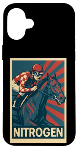 Stickstoffpferd, Pferderennen, Del Mar, Santa Anita, Pferde Hülle für iPhone 16 Plus Stickstoffpferd, Pferderennen, Del Mar, Santa Anita, Pferde Hülle für iPhone 16 Plus von Handicapping Horse Gear