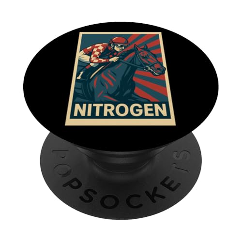 Stickstoffpferd, Pferderennen, Del Mar, Santa Anita, Pferde PopSockets Klebender PopGrip Stickstoffpferd, Pferderennen, Del Mar, Santa Anita, Pferde PopSockets Klebender PopGrip von Handicapping Horse Gear