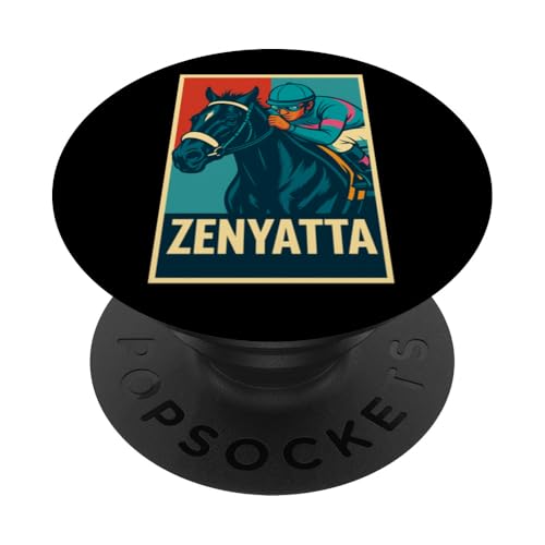 Zenyatta Pferderennen, Del Mar, Santa Anita, Pferde PopSockets Klebender PopGrip Zenyatta Pferderennen, Del Mar, Santa Anita, Pferde PopSockets Klebender PopGrip von Handicapping Horse Gear