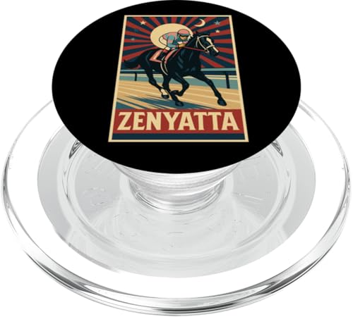 Zenyatta Pferderennen, Del Mar, Santa Anita, Pferde PopSockets PopGrip für MagSafe Zenyatta Pferderennen, Del Mar, Santa Anita, Pferde PopSockets PopGrip für MagSafe von Handicapping Horse Gear
