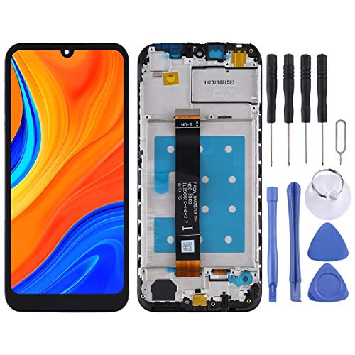 OEM LCD Screen for Huawei Y5 (2019) Digitizer Full Assembly with Frame(Black) von Handy-Ersatzteile