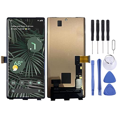 Teil -Teil Mobiltelefone LCD-LCD-LCD-LCD-Bildschirm und Digitizer Vollmontage für für Google Pixel 6 Pro LCD -Bildschirmzubehör von Handy-Ersatzteile