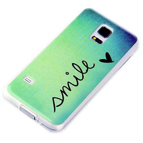 Handy Lux® Schutz Hülle Etui Silikon TPU Case Cover Design Motiv für Huawei Honor 9X, Smile von Handy Lux