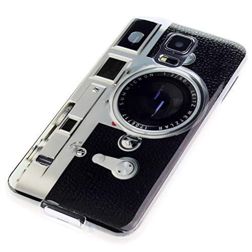 Handy Lux® Schutz Hülle Etui Silikon TPU Case Cover Design Motiv für Huawei P30 Lite, Kamera Retro von Handy Lux