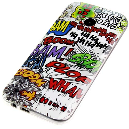 Handy Lux® Schutz Hülle Etui Silikon TPU Case Cover Design Motiv für Samsung Galaxy S21, Comic HAHA von Handy Lux