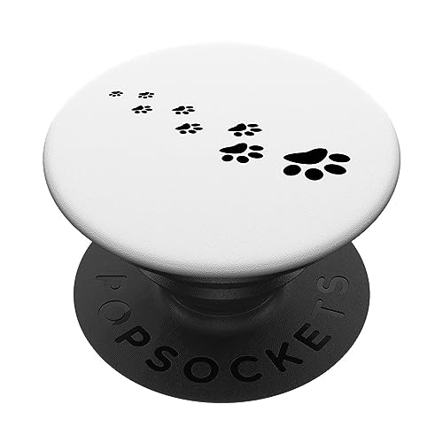 Handy Fingerhalter-ung Smartphone Hunde Pfoten PopSockets mit austauschbarem PopGrip von Handyhalter Griffhalter für Smartphone Rückseiten