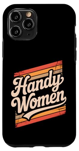 Handlicher Damen-Retro-Stil Hülle für iPhone 11 Pro von Handyman Apparel