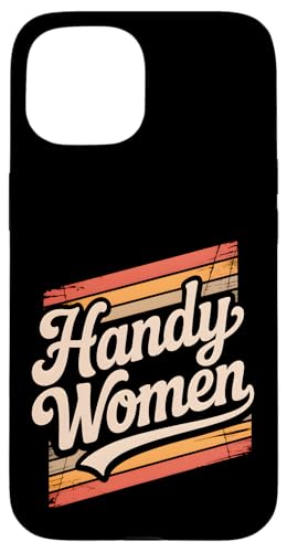Handlicher Damen-Retro-Stil Hülle für iPhone 15 Handlicher Damen-Retro-Stil Hülle für iPhone 15 von Handyman Apparel