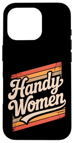 Handlicher Damen-Retro-Stil Hülle für iPhone 16 Pro Handlicher Damen-Retro-Stil Hülle für iPhone 16 Pro von Handyman Apparel