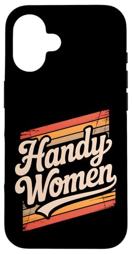 Handlicher Damen-Retro-Stil Hülle für iPhone 16 Handlicher Damen-Retro-Stil Hülle für iPhone 16 von Handyman Apparel
