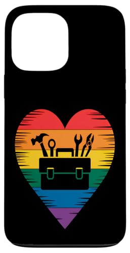 LGBT Toolbox Herz Hülle für iPhone 13 Pro Max LGBT Toolbox Herz Hülle für iPhone 13 Pro Max von Handyman Apparel