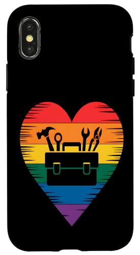 LGBT Toolbox Herz Hülle für iPhone X/XS LGBT Toolbox Herz Hülle für iPhone X/XS von Handyman Apparel
