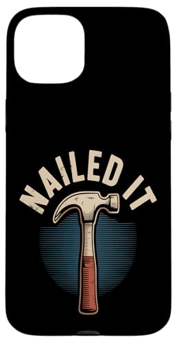 Nailed It Lustiger Hammer Heimwerker Retro Hülle für iPhone 15 Plus Nailed It Lustiger Hammer Heimwerker Retro Hülle für iPhone 15 Plus von Handyman Apparel