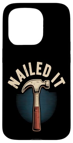 Nailed It Lustiger Hammer Heimwerker Retro Hülle für iPhone 15 Pro Nailed It Lustiger Hammer Heimwerker Retro Hülle für iPhone 15 Pro von Handyman Apparel