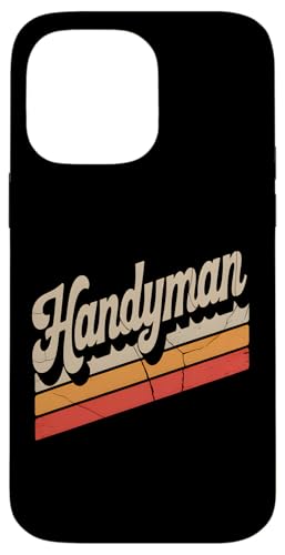 Retro-Handwerker Hülle für iPhone 14 Pro Max Retro-Handwerker Hülle für iPhone 14 Pro Max von Handyman Apparel