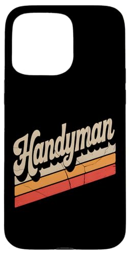 Retro-Handwerker Hülle für iPhone 15 Pro Max von Handyman Apparel