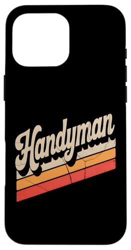 Retro-Handwerker Hülle für iPhone 16 Pro Max Retro-Handwerker Hülle für iPhone 16 Pro Max von Handyman Apparel