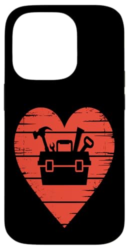 Werkzeugkasten Herz Hülle für iPhone 14 Pro Werkzeugkasten Herz Hülle für iPhone 14 Pro von Handyman Apparel