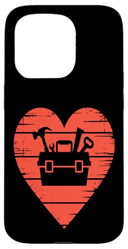 Werkzeugkasten Herz Hülle für iPhone 15 Pro Werkzeugkasten Herz Hülle für iPhone 15 Pro von Handyman Apparel