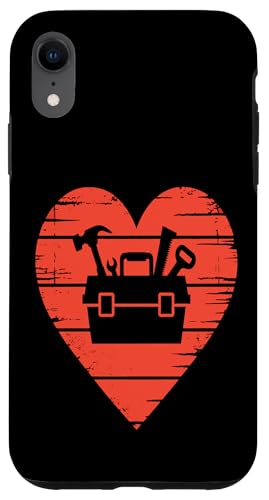 Werkzeugkasten Herz Hülle für iPhone XR Werkzeugkasten Herz Hülle für iPhone XR von Handyman Apparel