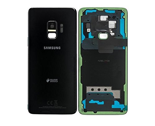 Handyteile24 ✅ Akkudeckel Backcover Batterie Deckel Rückseite für Samsung Galaxy S9 G960FD DUOS Midnight Schwarz Black Service Ersatzteil GH82-15875A von Handyteile24 ✅