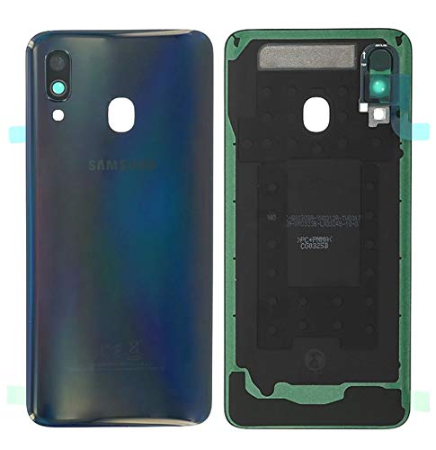 Handyteile24 ✅ ? Akkudeckel Backcover Batterieabdeckung Cover in Schwarz für Samsung Galaxy A40 A405F - GH82-19406A von Handyteile24 ✅
