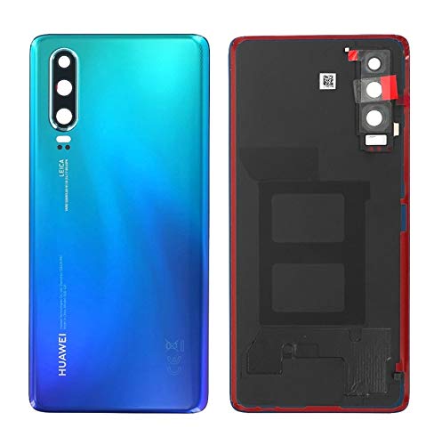 Handyteile24 ✅ ? Akkudeckel Batterieabdeckung Cover Rückseite Backcover in Aurora Blue/Blau für Huawei P30 Service - 02352NMN von Handyteile24 ✅