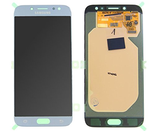 Handyteile24 ✅ LCD Display Digitizer Touchscreen in Blau Silber GH97-20801B für Original Samsung Galaxy J7 (2017) J730F von Handyteile24 ✅