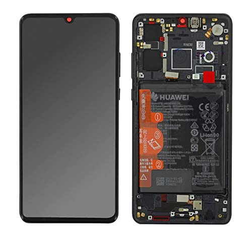 Handyteile24 ✅ OLED Display Bildschirm Touchscreen mit Rahmen und Akku in Schwarz für Huawei P30 02352NLL von Handyteile24 ✅