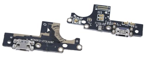 Handywest Kompatibel mit Nokia 3 TA-1032 Ladebuchse Flex Micro USB Buchse USB Dock Connector Charging Mikrofon Microphone DC Port Lade Board Platine anscluss Charger von Handywest