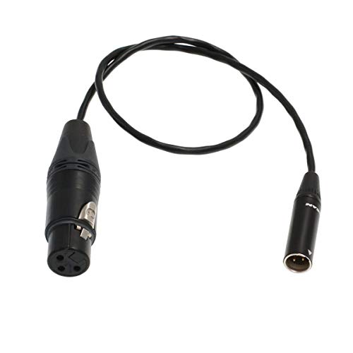 BMPCC Kamera-Audiokabel TA3M auf XLR 3-poliges Mikrofon für Blackmagic Design Pocket Cinema Camera 4K (80 cm) von HangTon Connect