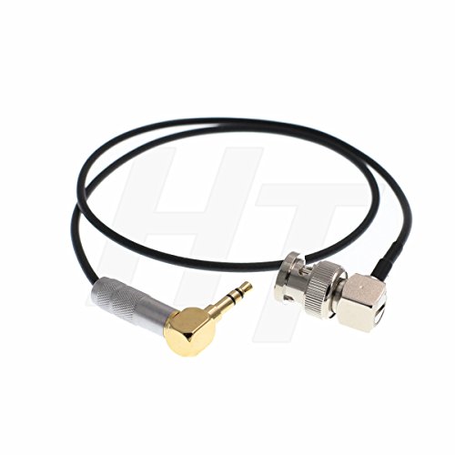 HangTon BNC 3,5 mm Stecker TimeCode TC Kabel für Videokamera oder Recorder mit BNC (50 cm) von HangTon Connect