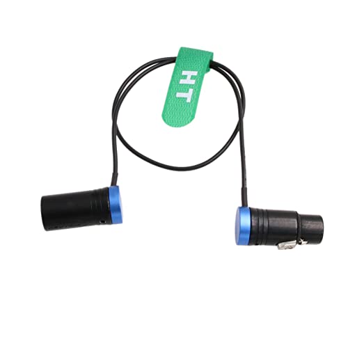 HangTon Connect Audiokabel Low-Profile XLR 3 Pin Stecker auf Buchse für Mikrofon Kamera Soundgeräte 888 633 Zaxcom Zoom Audio Recorder Blau 20" von HangTon Connect