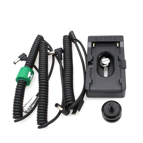 HangTon NP-F970 550 Akku Adapterplatte auf BMPCC 4K 6K Pro BMCC 6K 12V DC Stromkabel für Sony Blackmagic Pocket Cinema Camera, PD USB-C Ladegerät HangTon NP-F970 550 Akku Adapterplatte auf BMPCC 4K 6K Pro BMCC 6K 12V DC Stromkabel für Sony Blackmagic Pocket Cinema Camera, PD USB-C Ladegerät von HangTon Connect