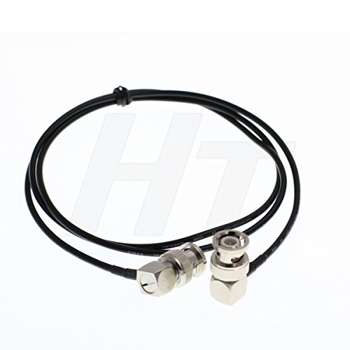 HangTon RG174 rechtwinkliger BNC-Jumper RF-Koaxial-Signal, BNC-Stecker auf Stecker, Adapterkabel, vernickelt, verlustarm, 50 Ohm, Schwarz (50 cm) HangTon RG174 rechtwinkliger BNC-Jumper RF-Koaxial-Signal, BNC-Stecker auf Stecker, Adapterkabel, vernickelt, verlustarm, 50 Ohm, Schwarz (50 cm) von HangTon Connect