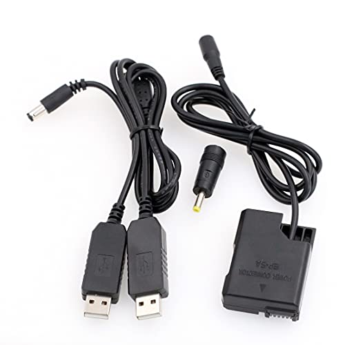Dual USB EN-EL14 Dummy Akku DC Koppler EP-5A für Nikon D5100 5200 5300 DSLR-Kamera Dual USB EN-EL14 Dummy Akku DC Koppler EP-5A für Nikon D5100 5200 5300 DSLR-Kamera von HangTon