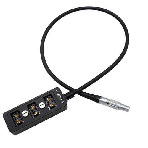 HangTon 0B 2-poliger auf D-Tap-Hub-Netzteiler, 3 Anschlüsse für ARRI Alexa SXT Classic LF RED DSMC2 Kamera-Akkupack, 1/4-Zoll-20 Schrauben, 40 cm HangTon 0B 2-poliger auf D-Tap-Hub-Netzteiler, 3 Anschlüsse für ARRI Alexa SXT Classic LF RED DSMC2 Kamera-Akkupack, 1/4-Zoll-20 Schrauben, 40 cm von HangTon